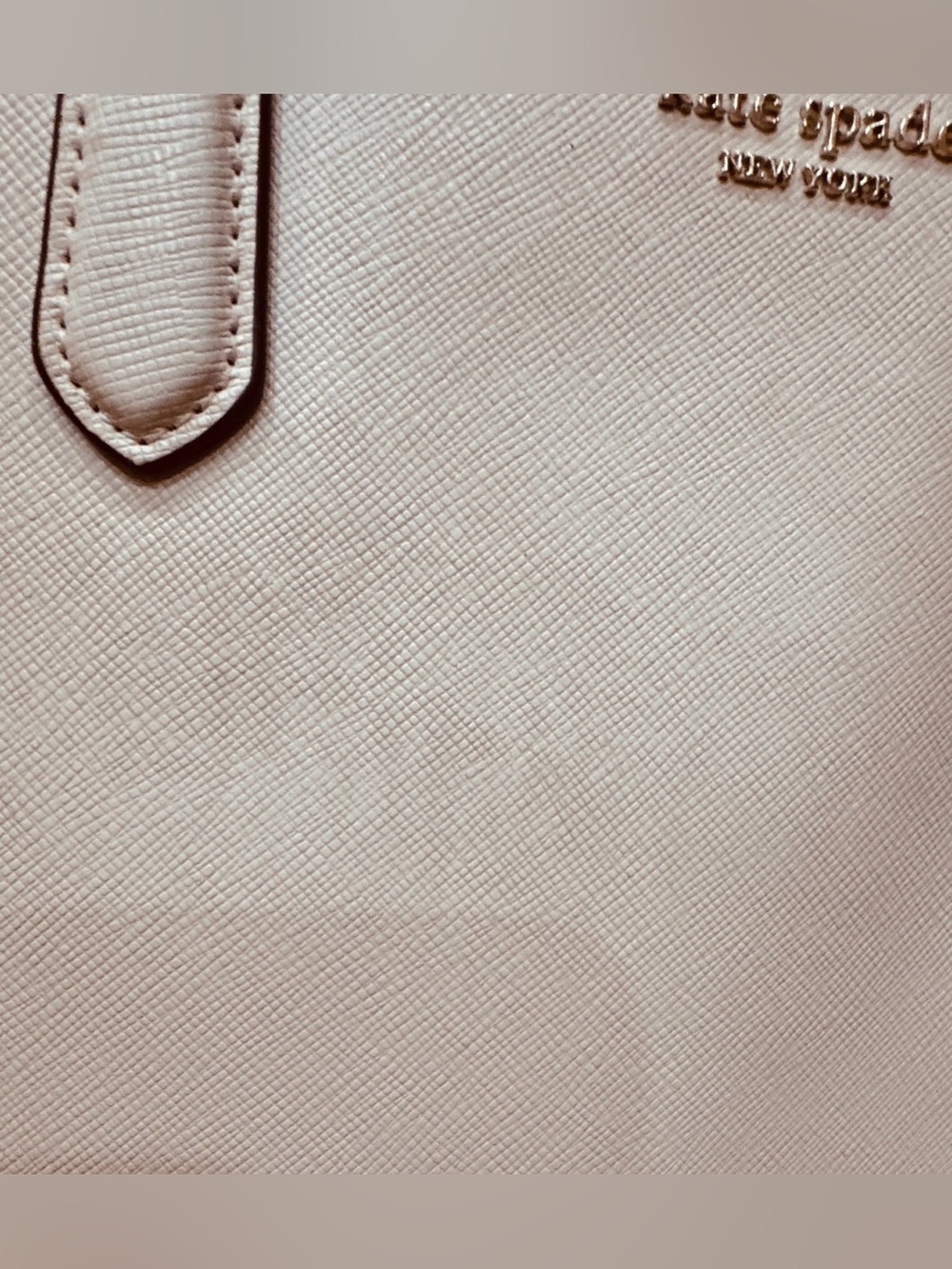 kate spade Pale Pink Saffiano Leather Tote - Picture 9 of 12